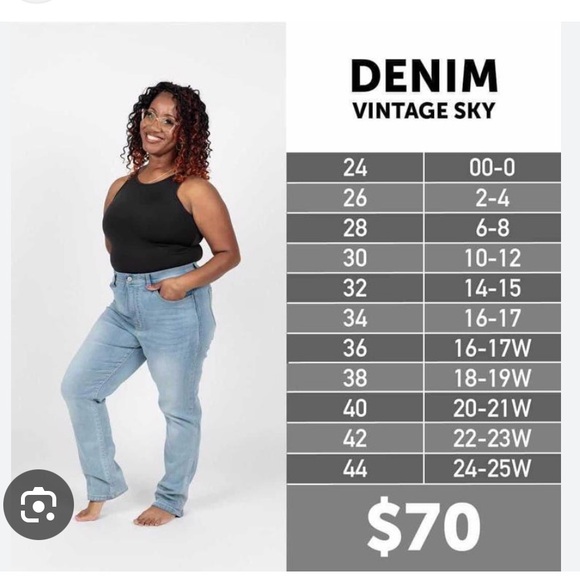 LuLaRoe Distressed Jeans - medium & Light Blue & faded black 4 pair’s size 40 - Picture 1 of 7